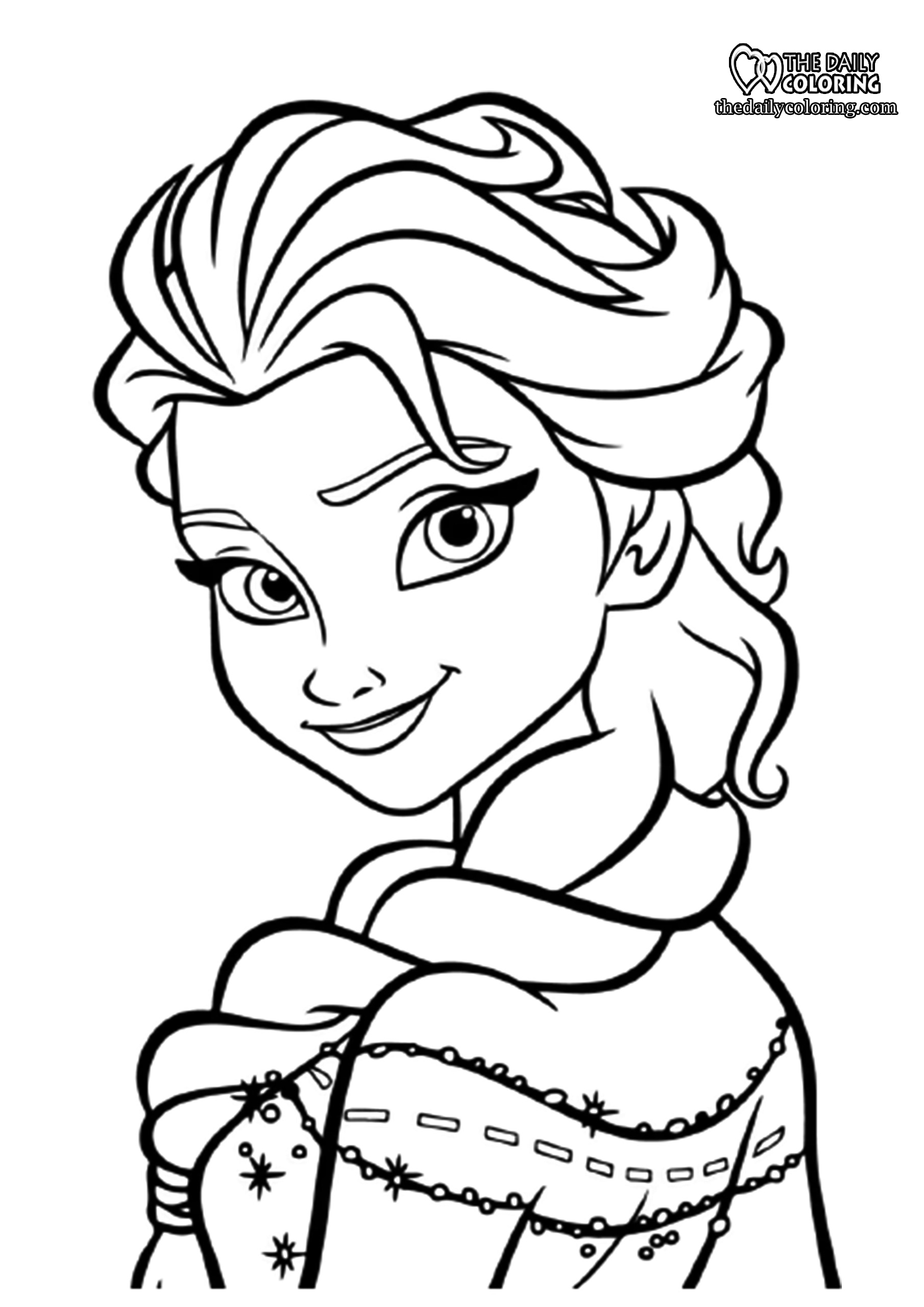 39 Elsa and Horse Coloring Pages Printable