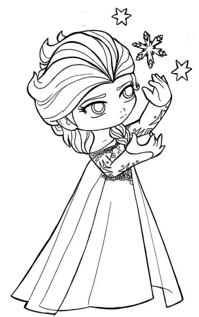 51 Baby Elsa Coloring Pages Printable