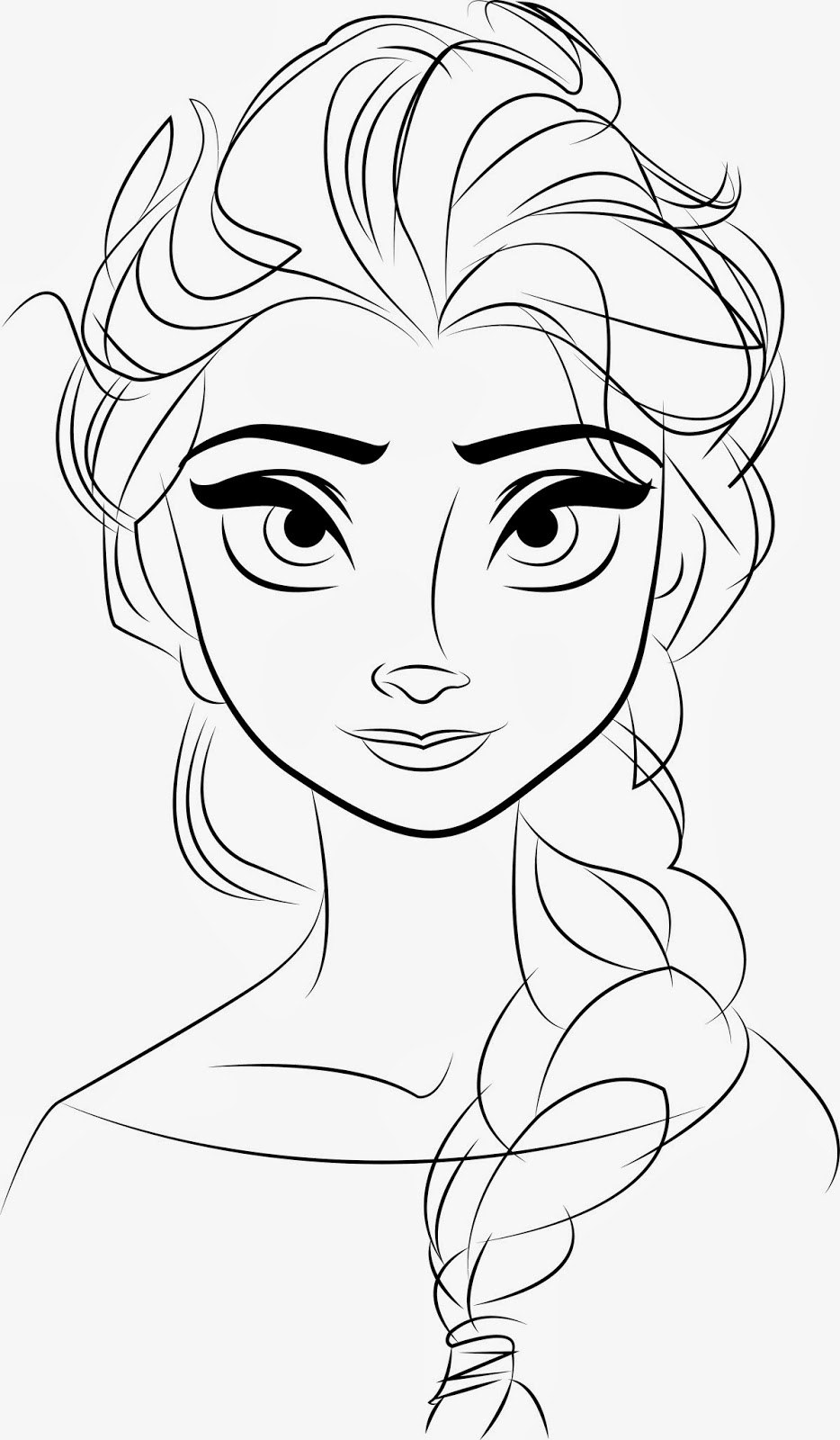 56 Cute Elsa Coloring Pages Printable