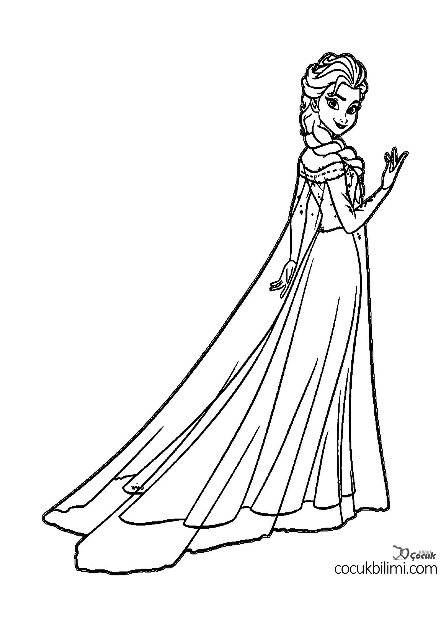 62 Little Elsa and Anna Coloring Pages Printable