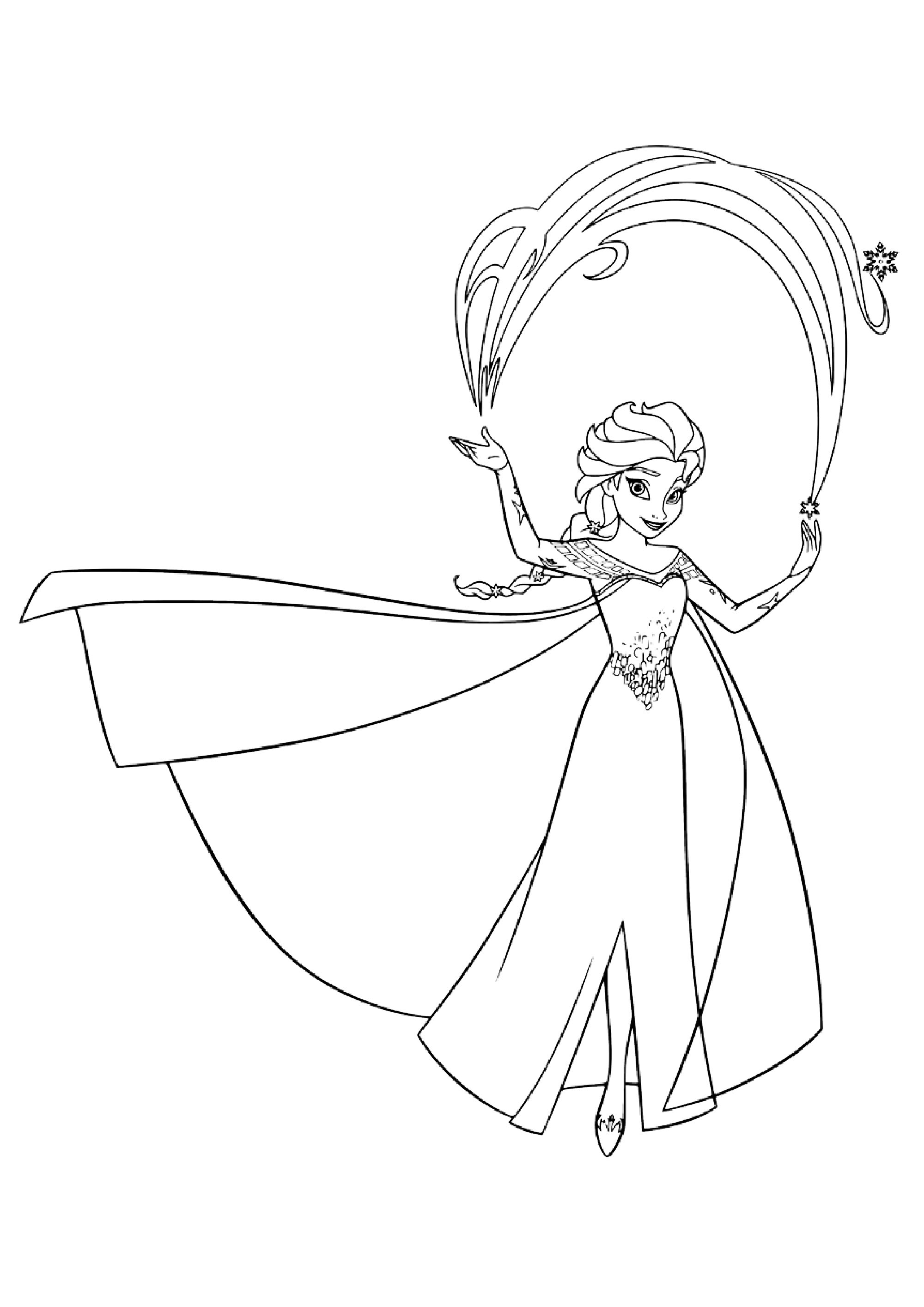 63 Jack Frost and Elsa Coloring Pages Printable