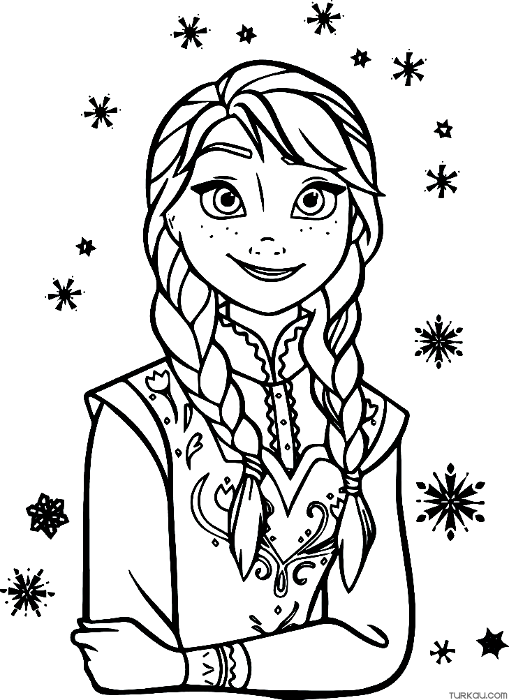 64 Free Printable Coloring Pages for Kids Elsa Printable