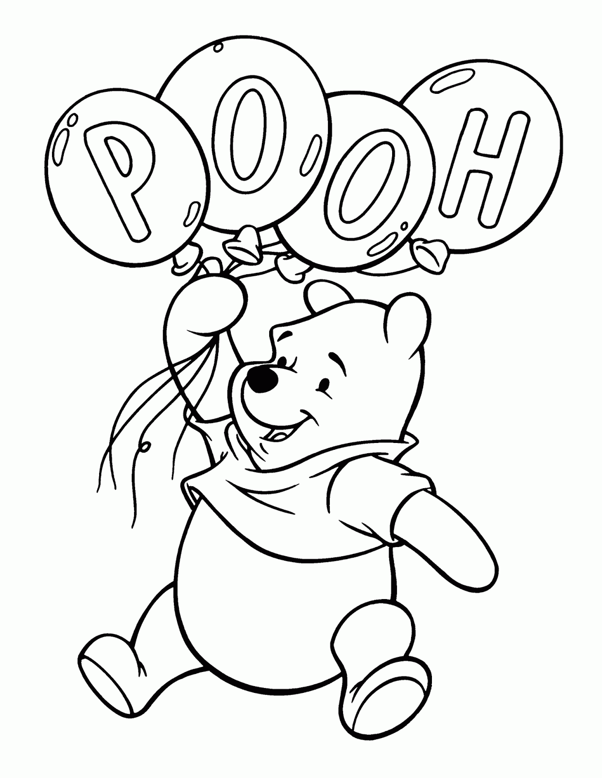 68 Winnie The Pooh Coloring Pages Printable 1