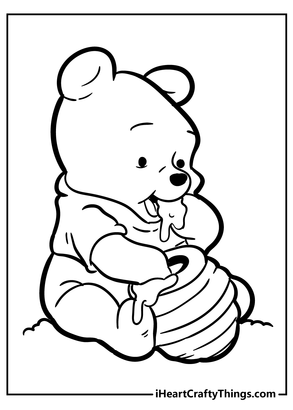 68 Winnie The Pooh Coloring Pages Printable 12