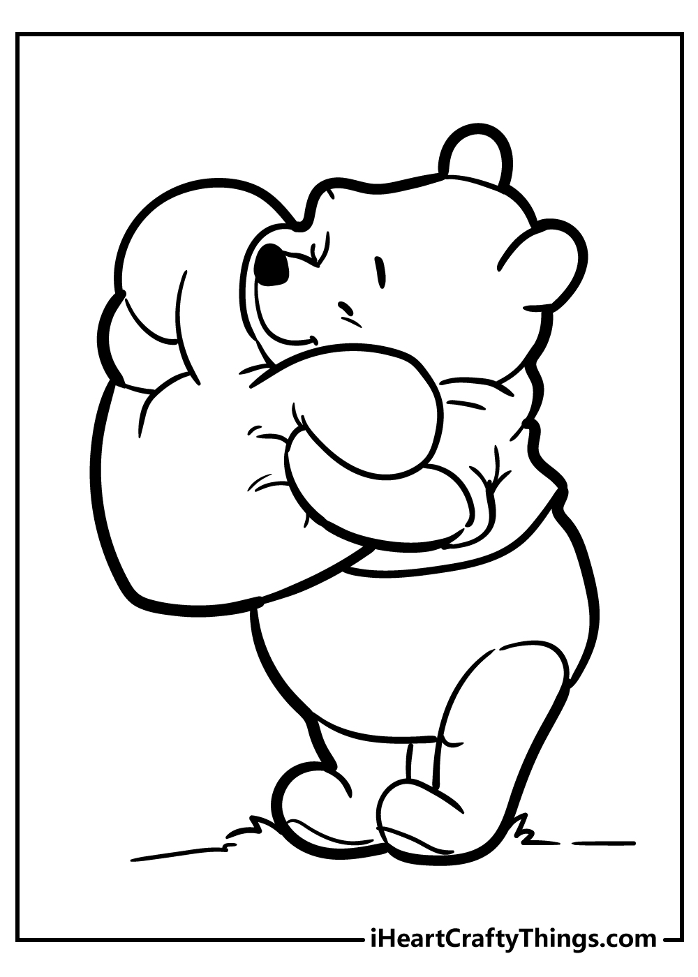 68 Winnie The Pooh Coloring Pages Printable 14