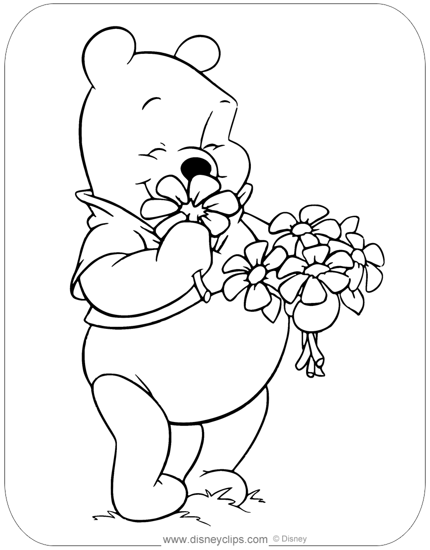 68 Winnie The Pooh Coloring Pages Printable 16