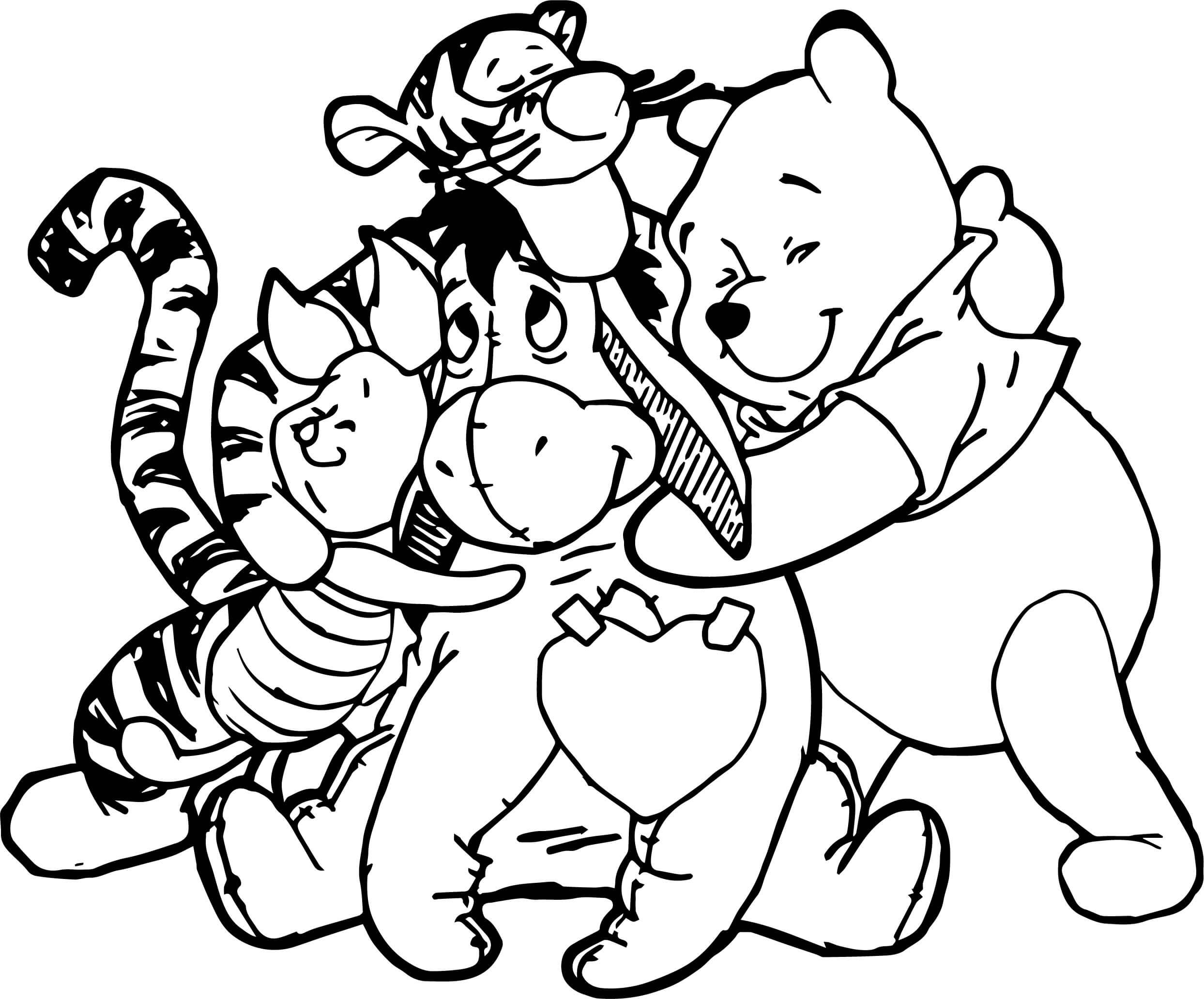 68 Winnie The Pooh Coloring Pages Printable 24