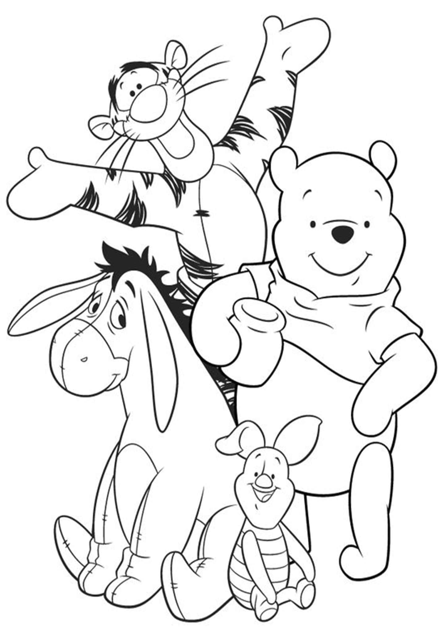 68 Winnie The Pooh Coloring Pages Printable 31