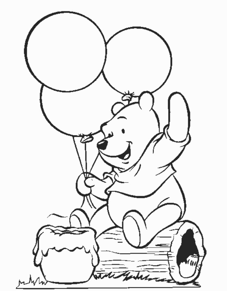 68 Winnie The Pooh Coloring Pages Printable 34