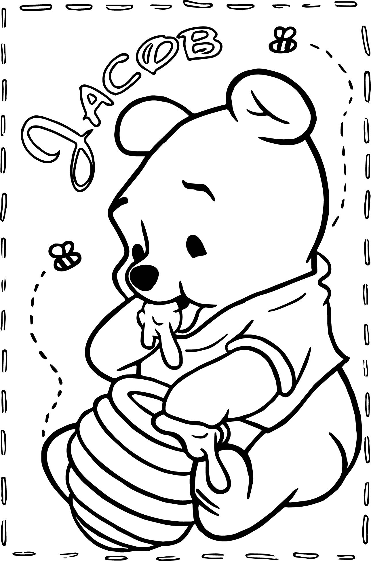 68 Winnie The Pooh Coloring Pages Printable 4