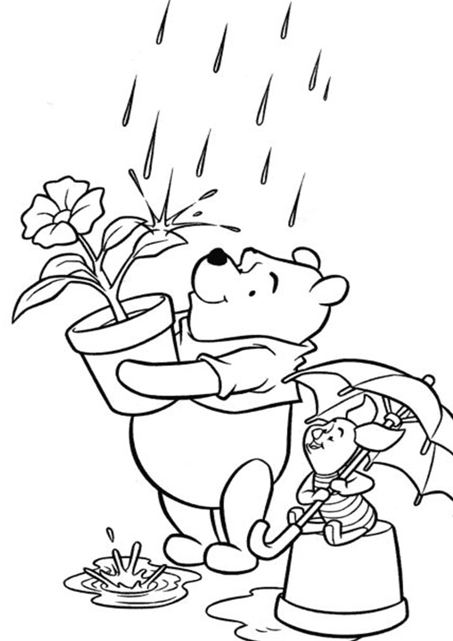 68 Winnie The Pooh Coloring Pages Printable 47