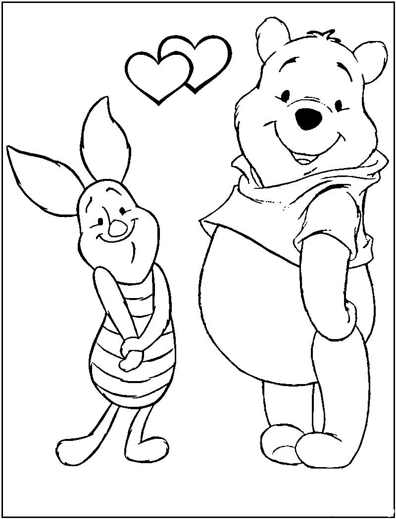 68 Winnie The Pooh Coloring Pages Printable 48