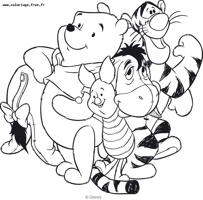 68 Winnie The Pooh Coloring Pages Printable 50