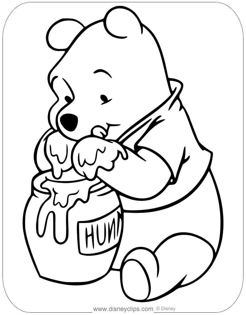 68 Winnie The Pooh Coloring Pages Printable 56