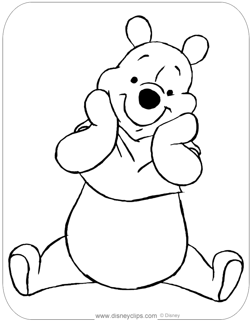 68 Winnie The Pooh Coloring Pages Printable 59