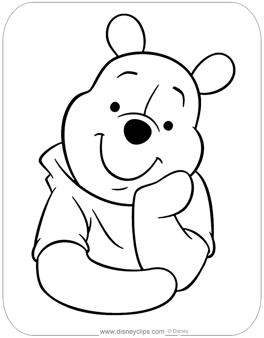 68 Winnie The Pooh Coloring Pages Printable 66