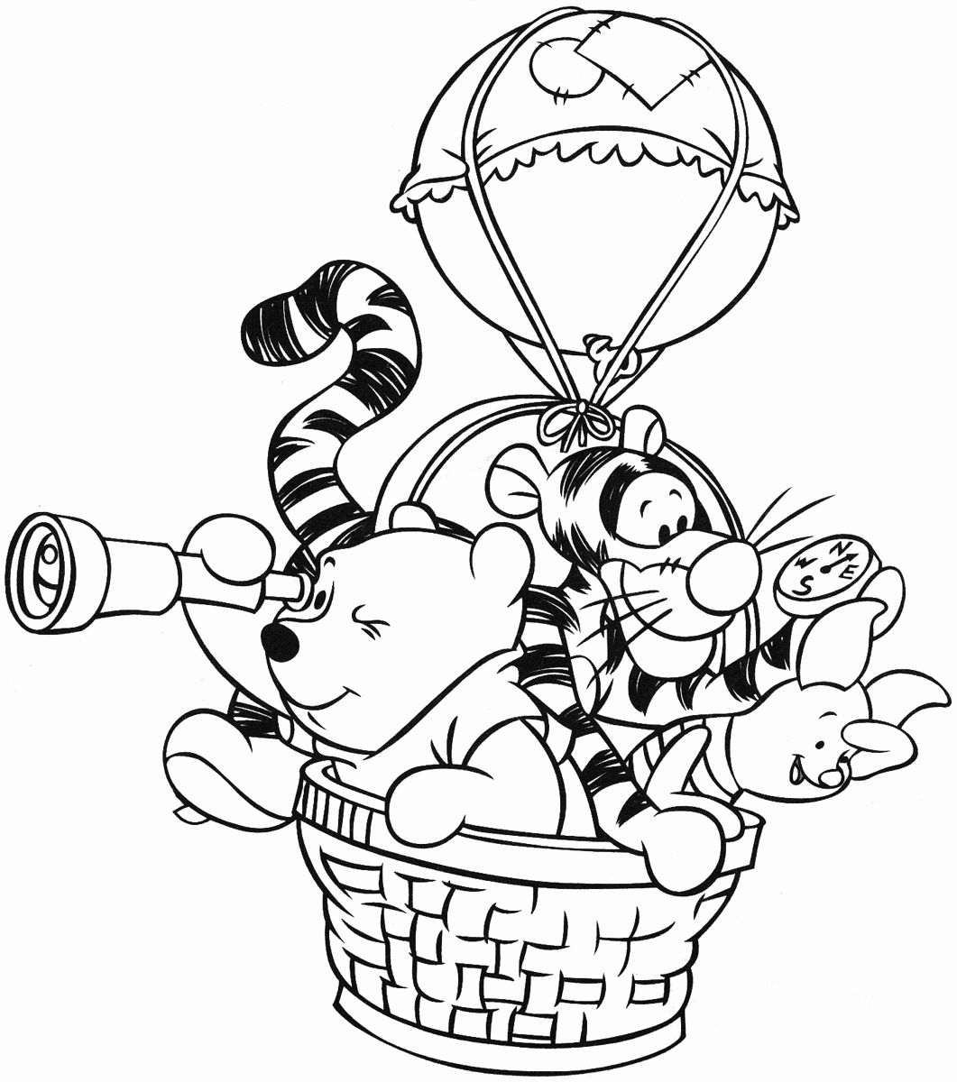 68 Winnie The Pooh Coloring Pages Printable 7