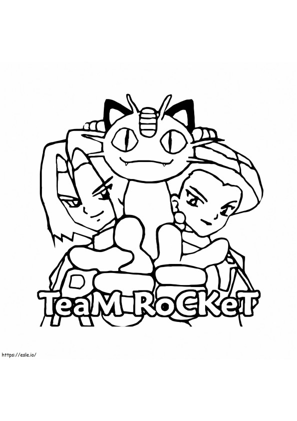 70 Team Rocket Coloring Pages Printable 6