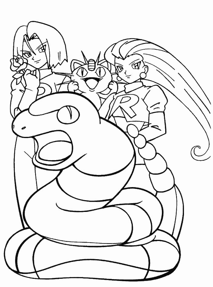 70 Team Rocket Coloring Pages Printable 7