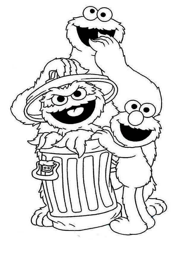 72 Oscar the Grouch Coloring Pages Printable 32