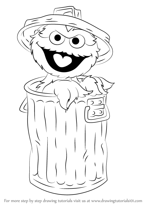 72 Oscar the Grouch Coloring Pages Printable 42