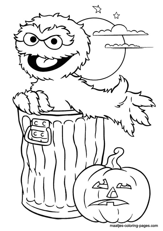 72 Oscar the Grouch Coloring Pages Printable 48