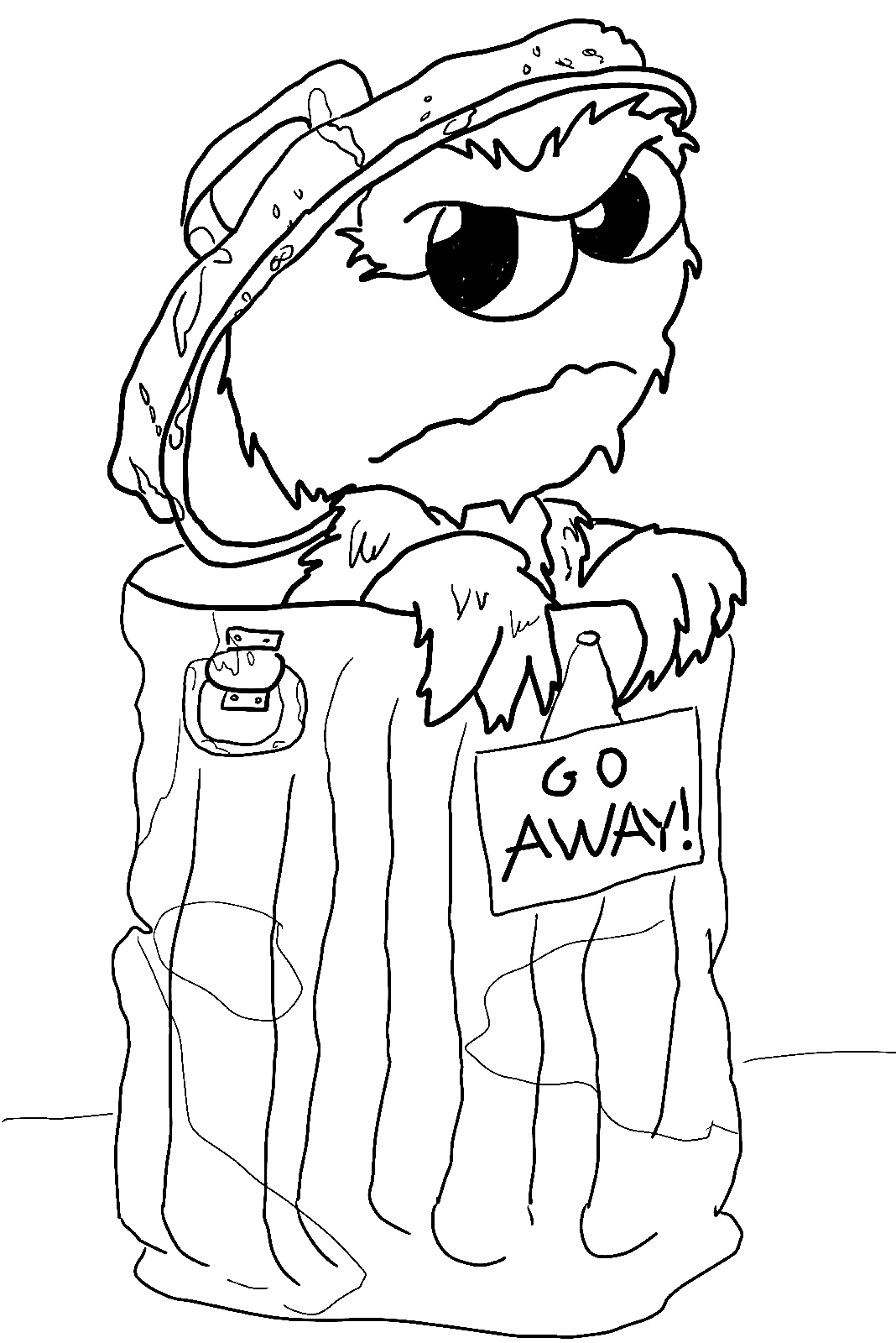 72 Oscar the Grouch Coloring Pages Printable 51