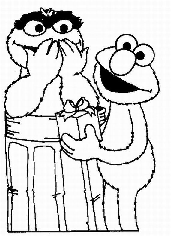 72 Oscar the Grouch Coloring Pages Printable 55