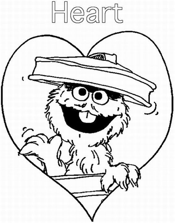 72 Oscar the Grouch Coloring Pages Printable 71