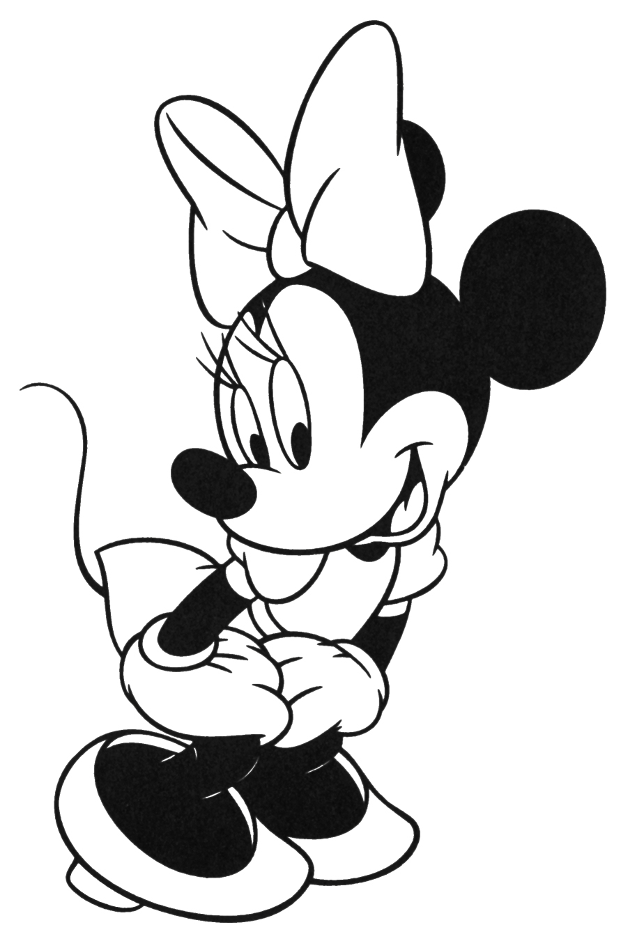 88 Printable Minnie Mouse Coloring Pages for Kids 12