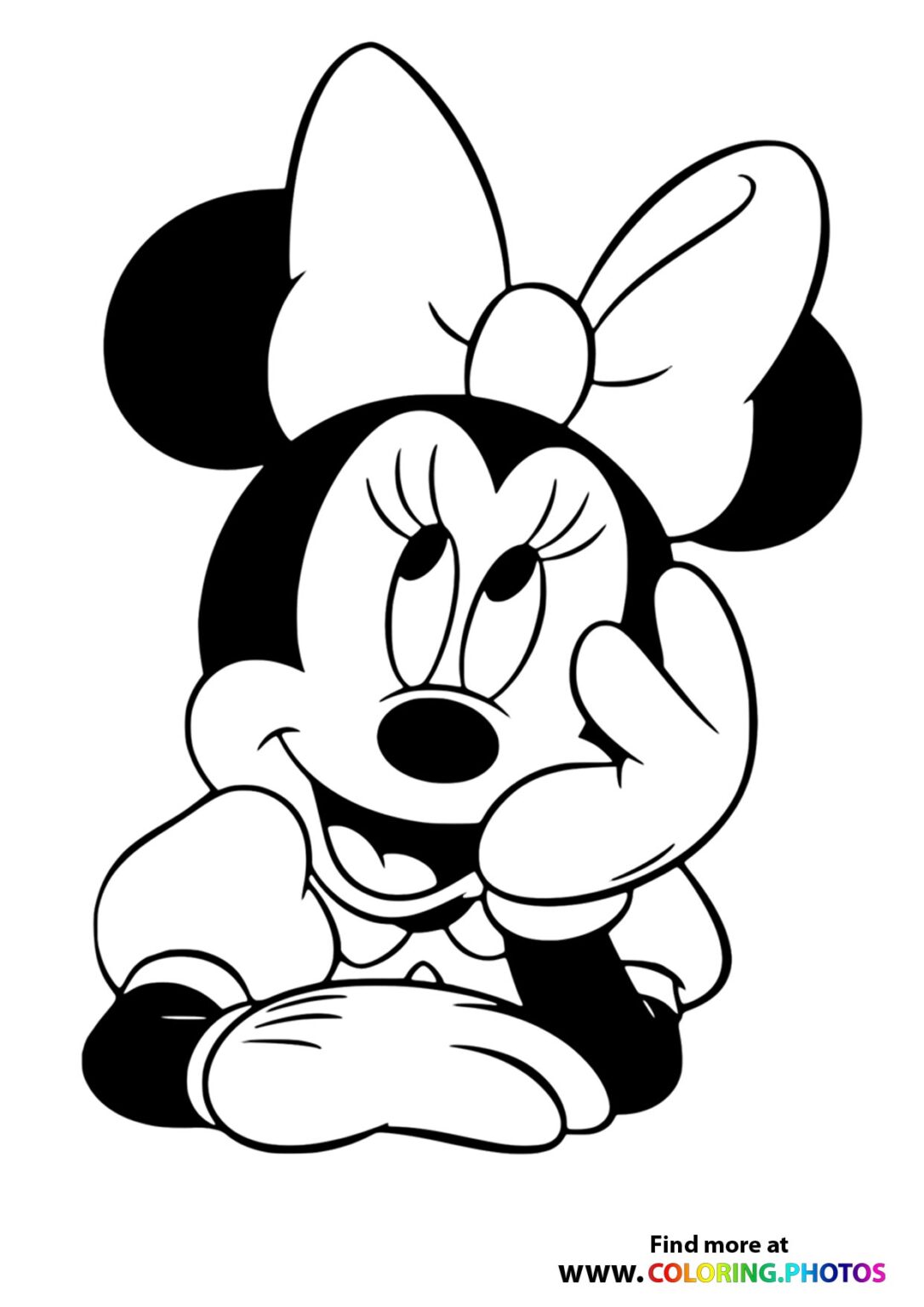 88 Printable Minnie Mouse Coloring Pages for Kids 14