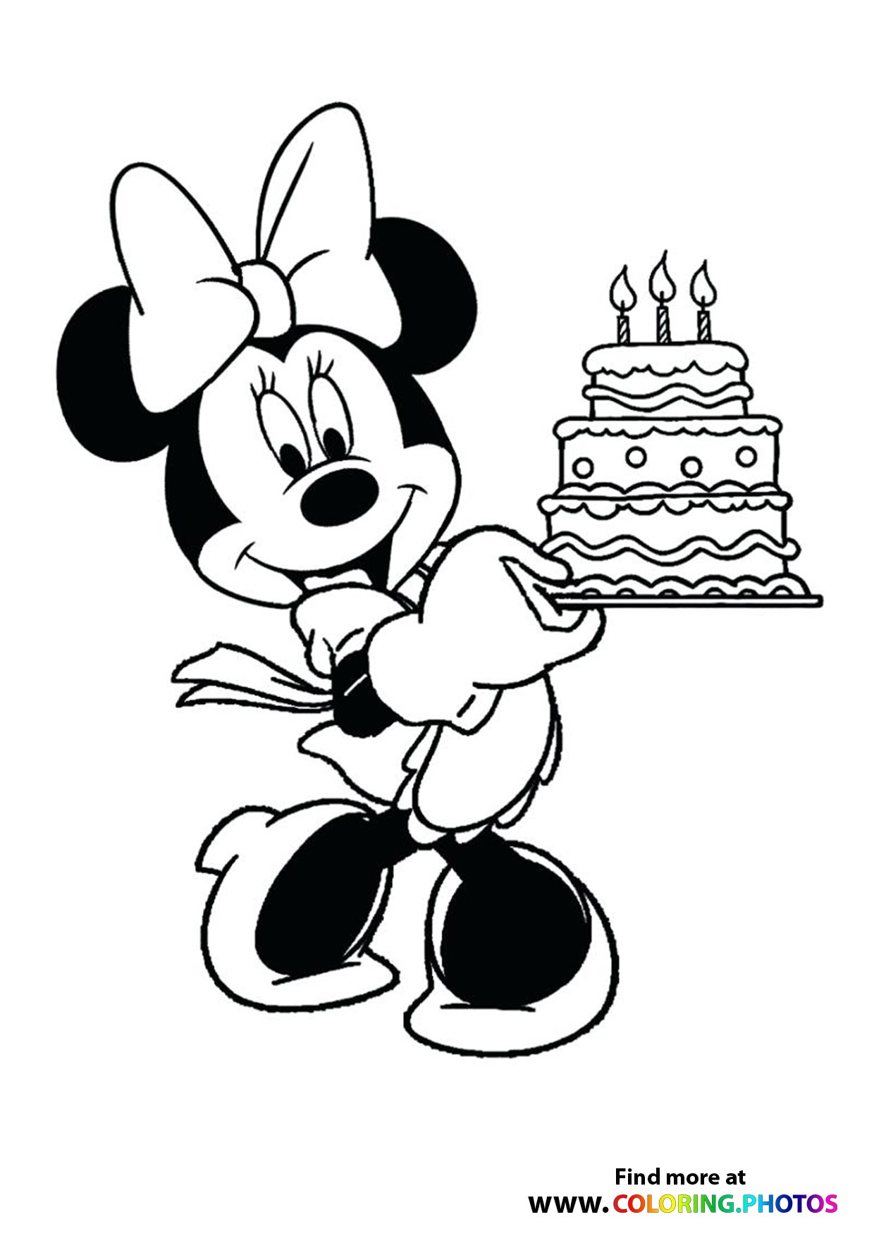 88 Printable Minnie Mouse Coloring Pages for Kids 15