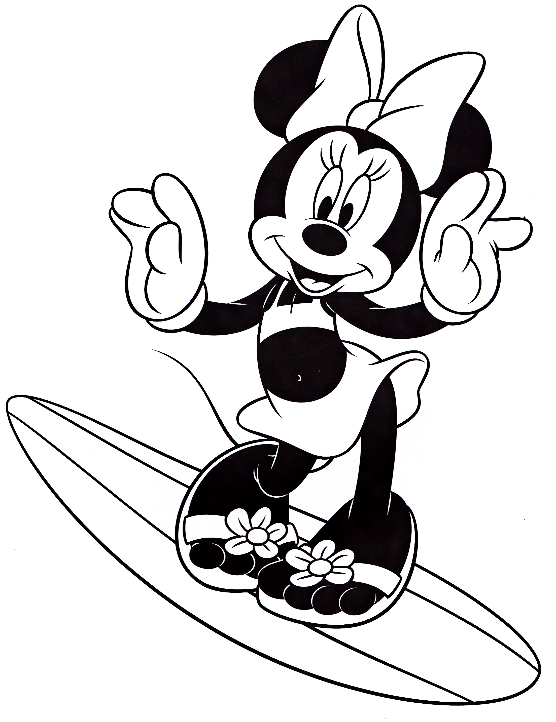 88 Printable Minnie Mouse Coloring Pages for Kids 18