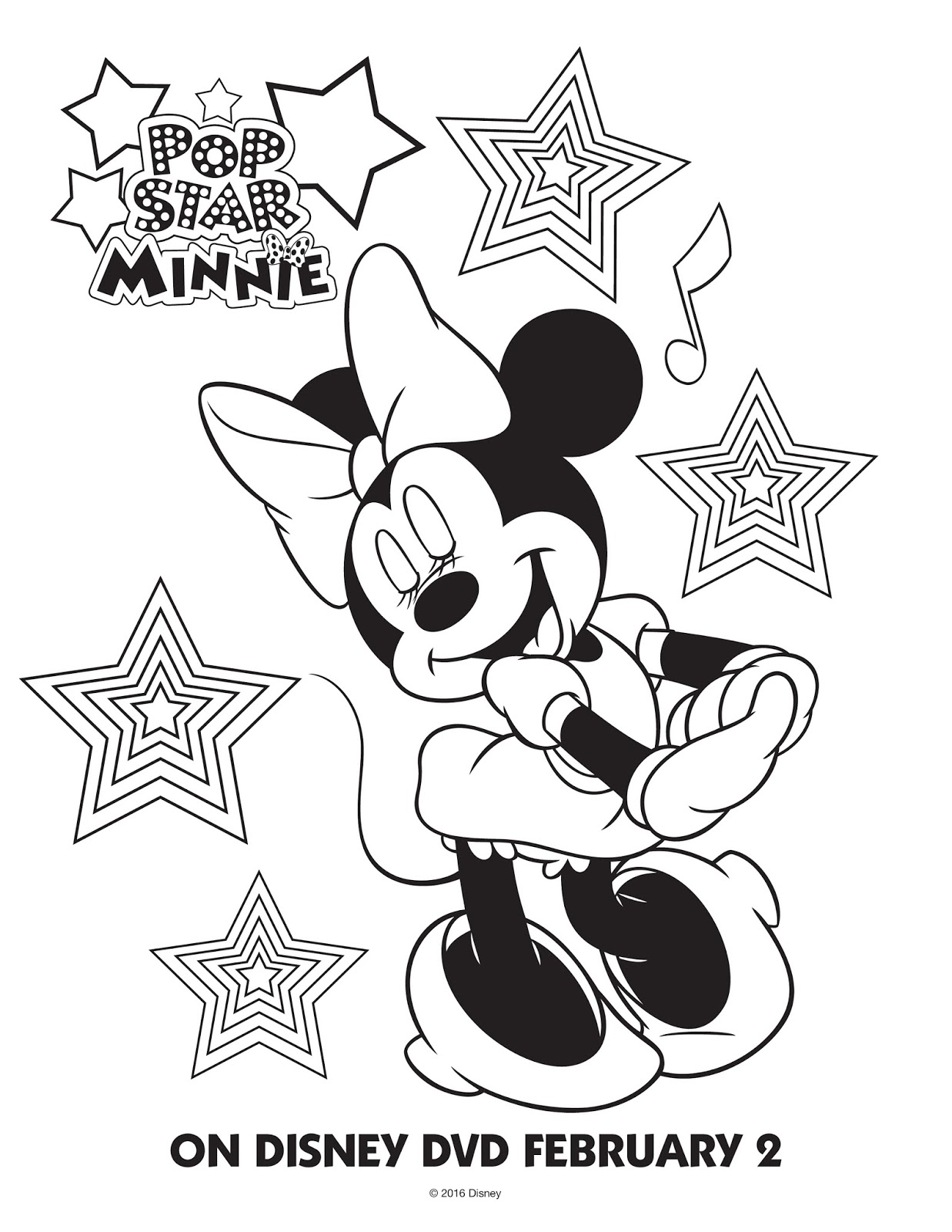 88 Printable Minnie Mouse Coloring Pages for Kids 26