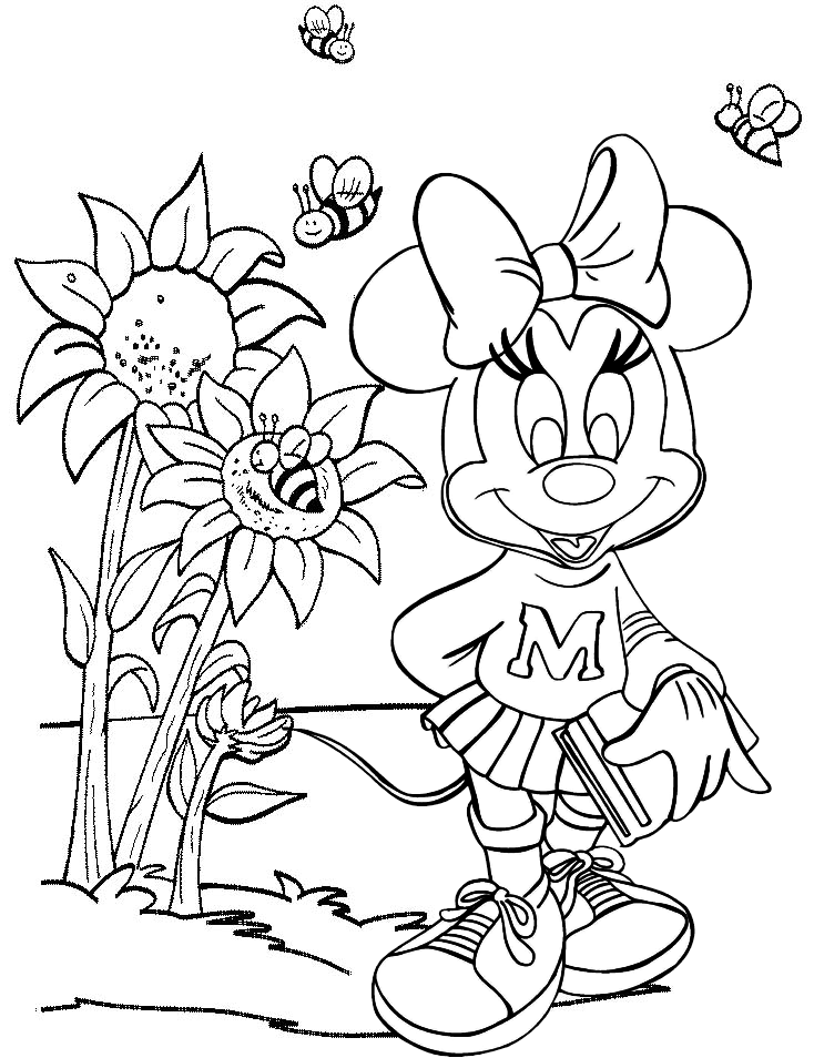 88 Printable Minnie Mouse Coloring Pages for Kids 27