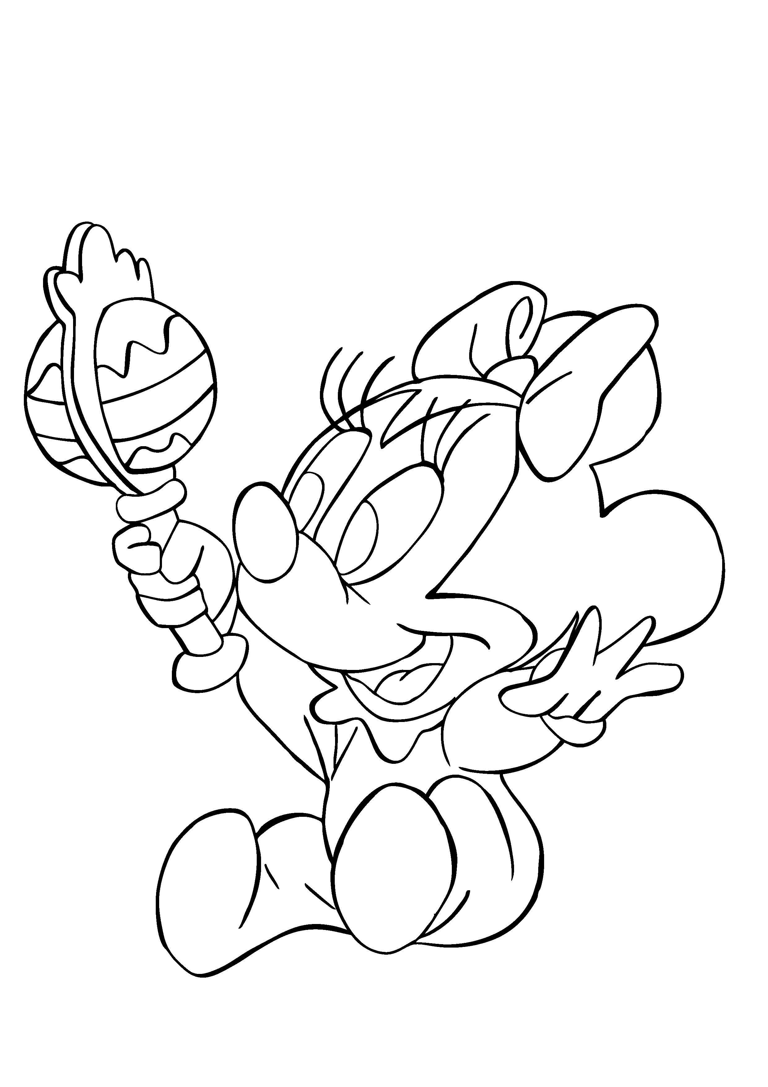 88 Printable Minnie Mouse Coloring Pages for Kids 28