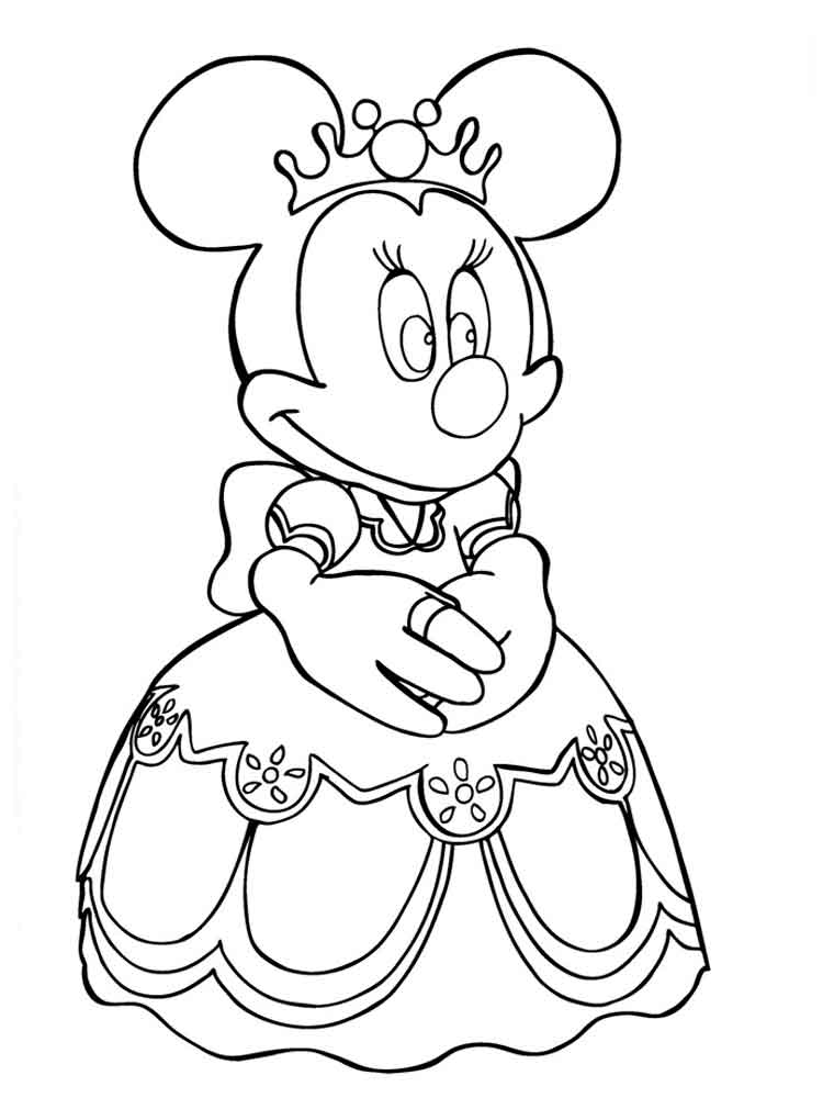 88 Printable Minnie Mouse Coloring Pages for Kids 34