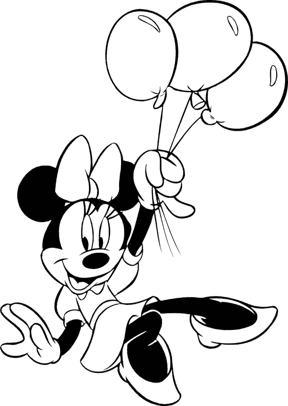 88 Printable Minnie Mouse Coloring Pages for Kids 39