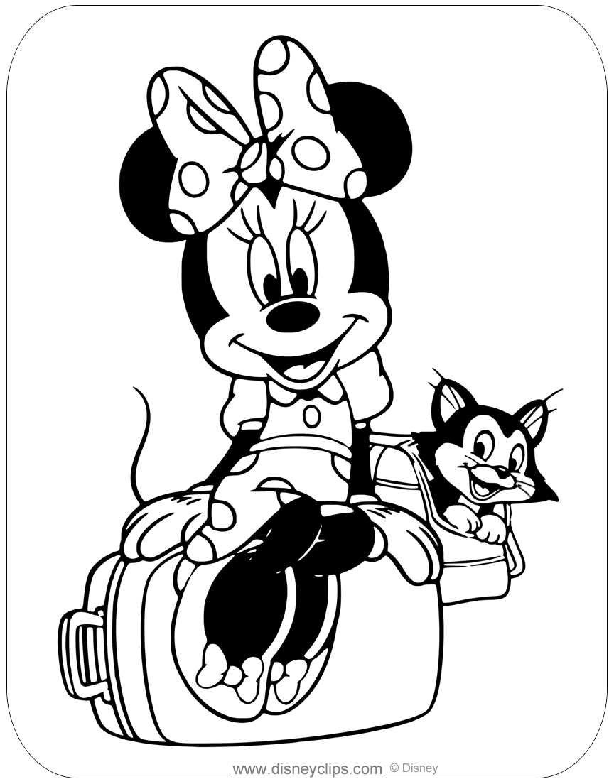 88 Printable Minnie Mouse Coloring Pages for Kids 47