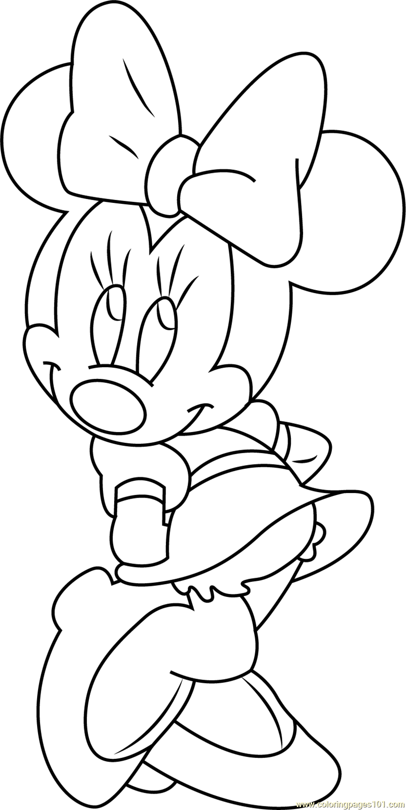 88 Printable Minnie Mouse Coloring Pages for Kids 51