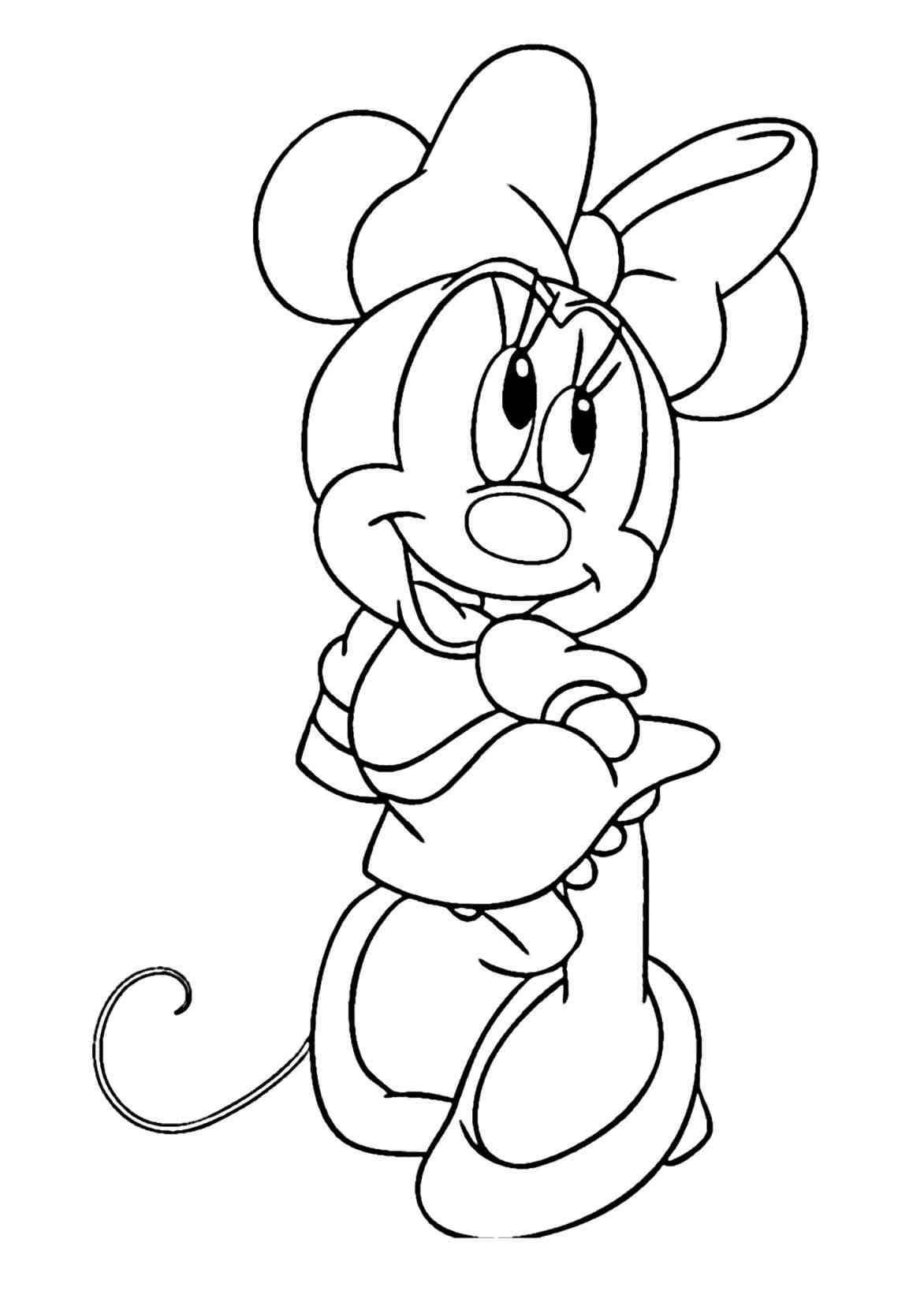 88 Printable Minnie Mouse Coloring Pages for Kids 54