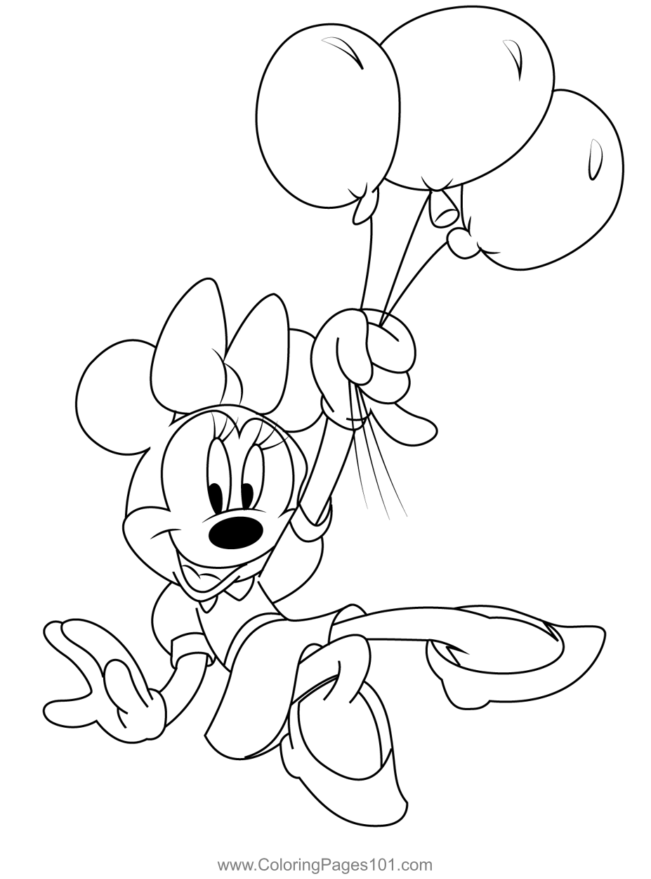 88 Printable Minnie Mouse Coloring Pages for Kids 56