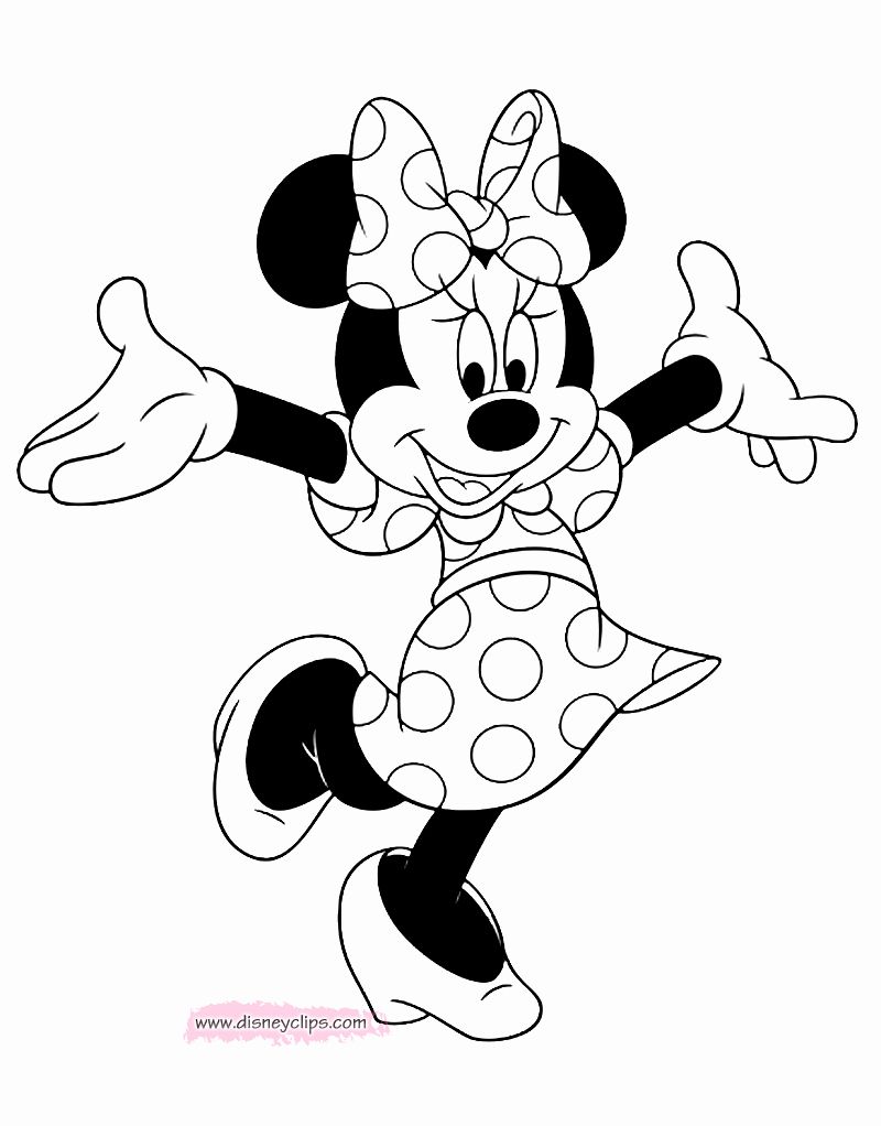 88 Printable Minnie Mouse Coloring Pages for Kids 57