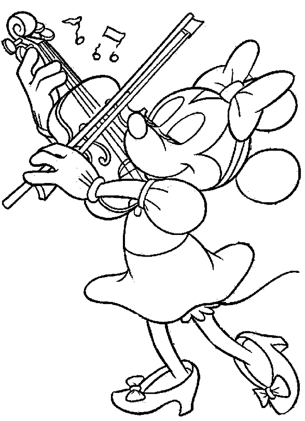 88 Printable Minnie Mouse Coloring Pages for Kids 58