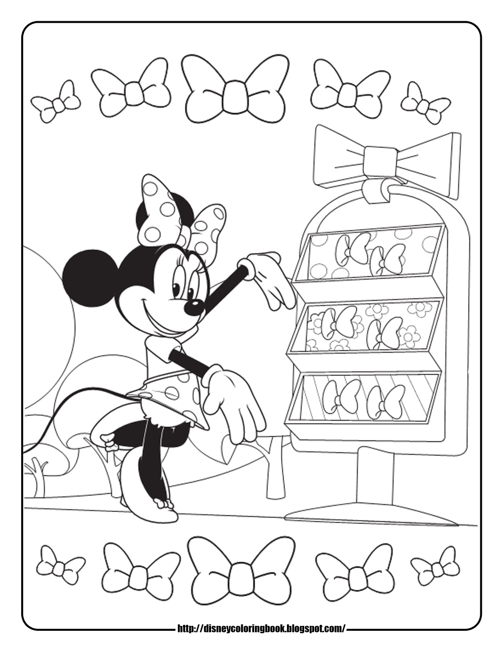 88 Printable Minnie Mouse Coloring Pages for Kids 59