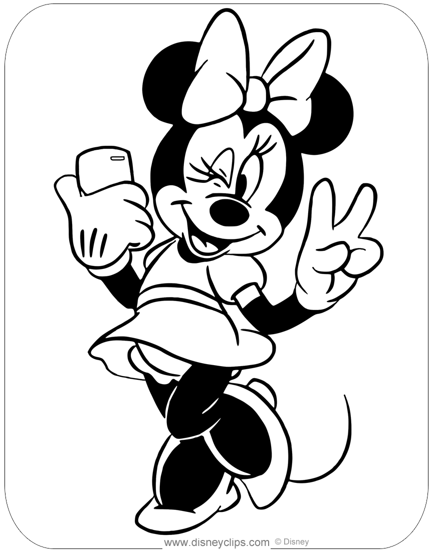 88 Printable Minnie Mouse Coloring Pages for Kids 63