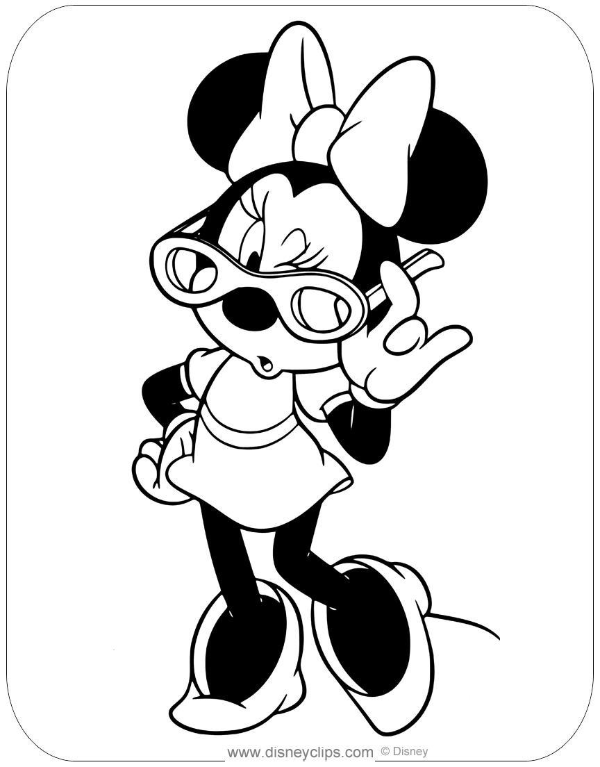 88 Printable Minnie Mouse Coloring Pages for Kids 66