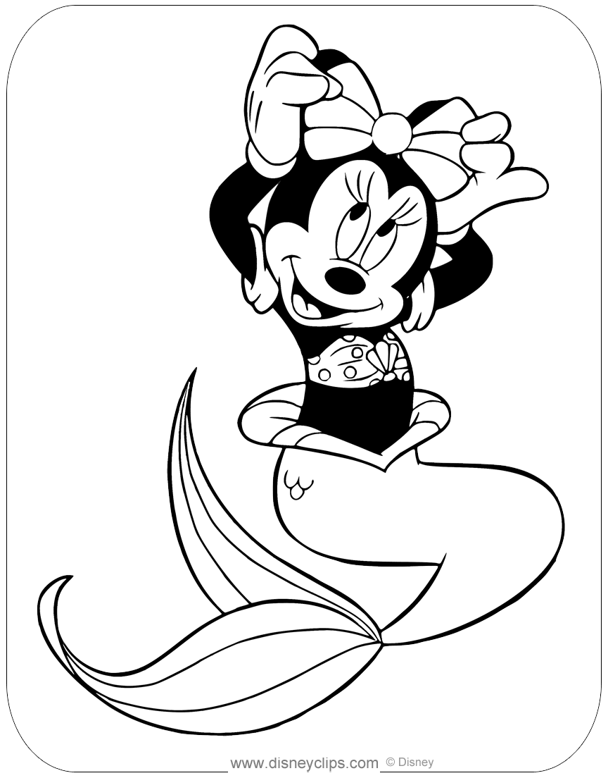 88 Printable Minnie Mouse Coloring Pages for Kids 67