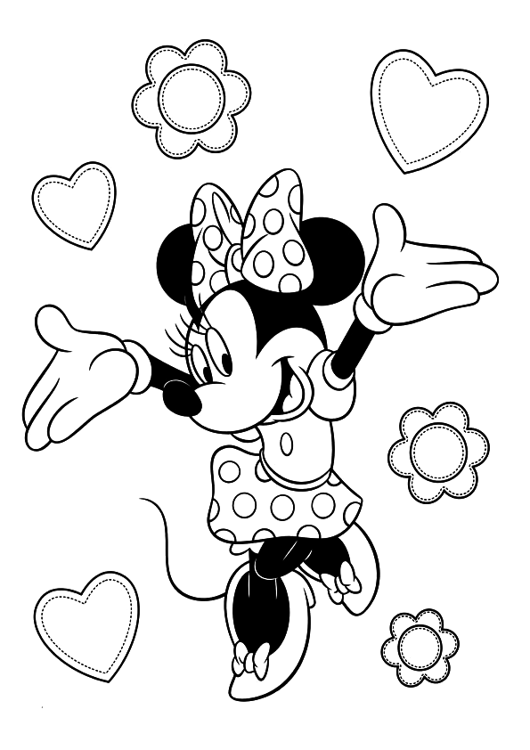 88 Printable Minnie Mouse Coloring Pages for Kids 69