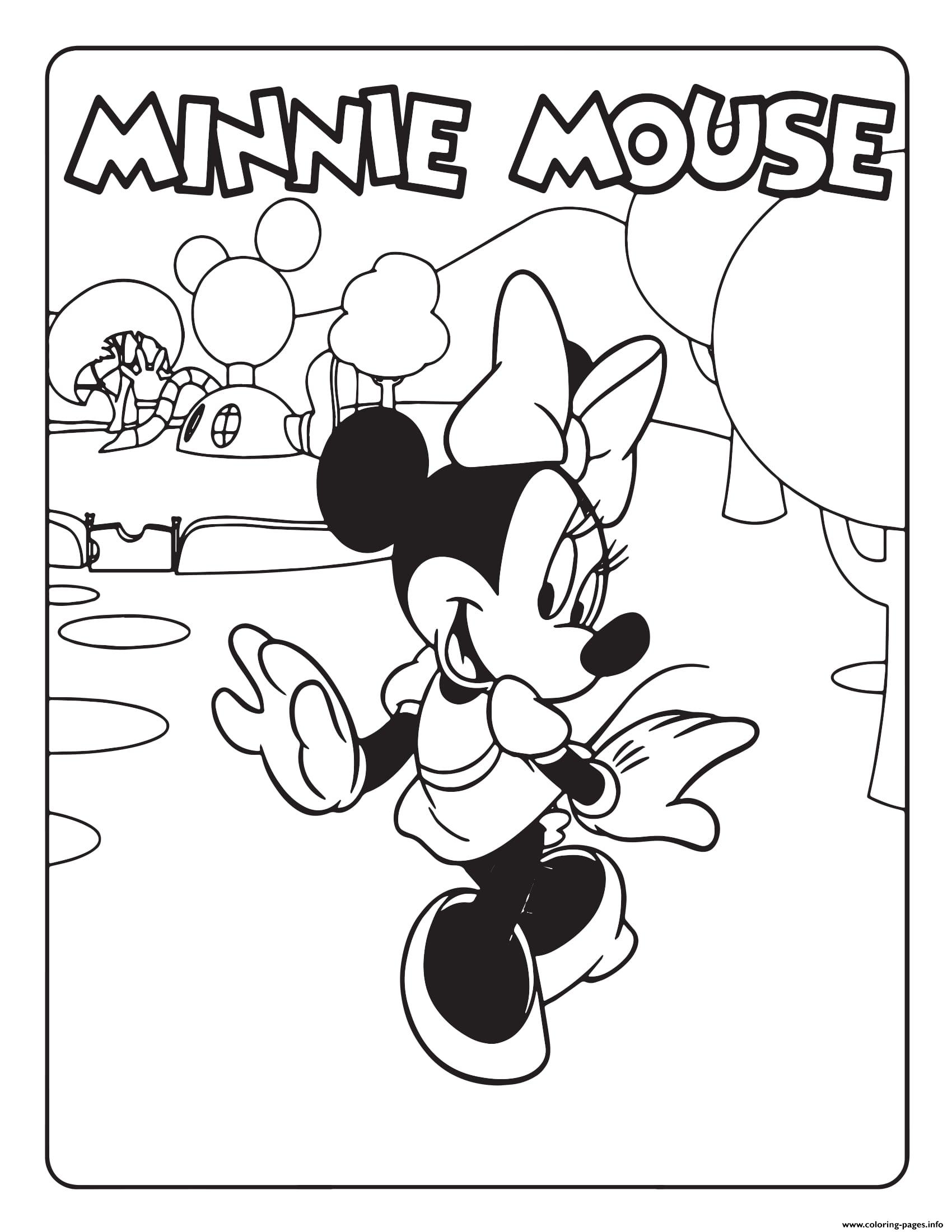 88 Printable Minnie Mouse Coloring Pages for Kids 81